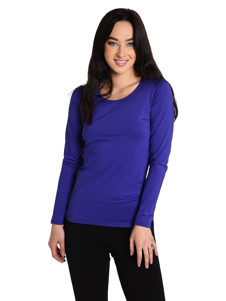 Snow Angel Cybersilk Classic Scoop Neck Baselayer Top - Saint Bernard