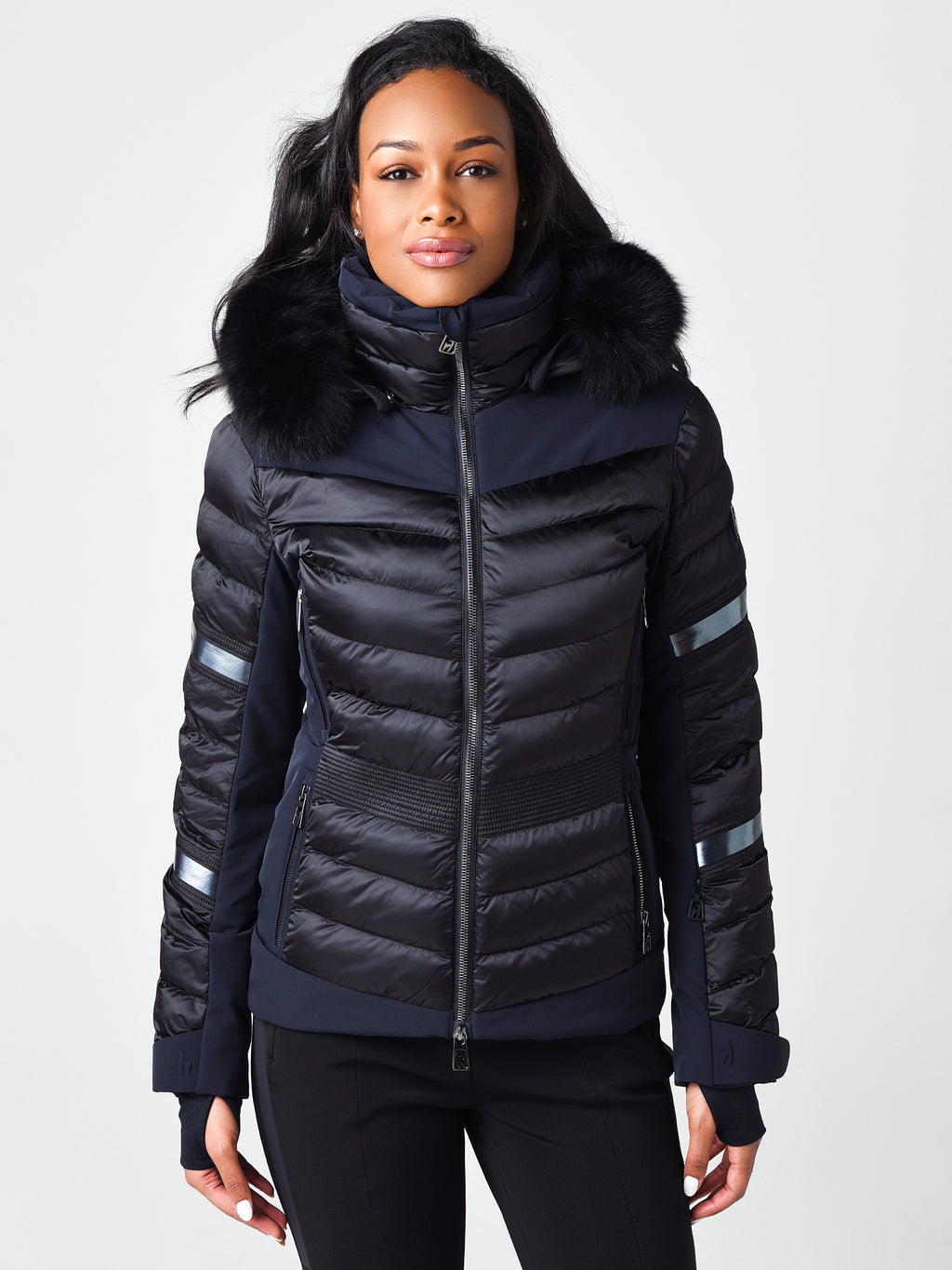 Toni Sailer Women's Madita Splendid Fur Ski Jacket - Saint Bernard