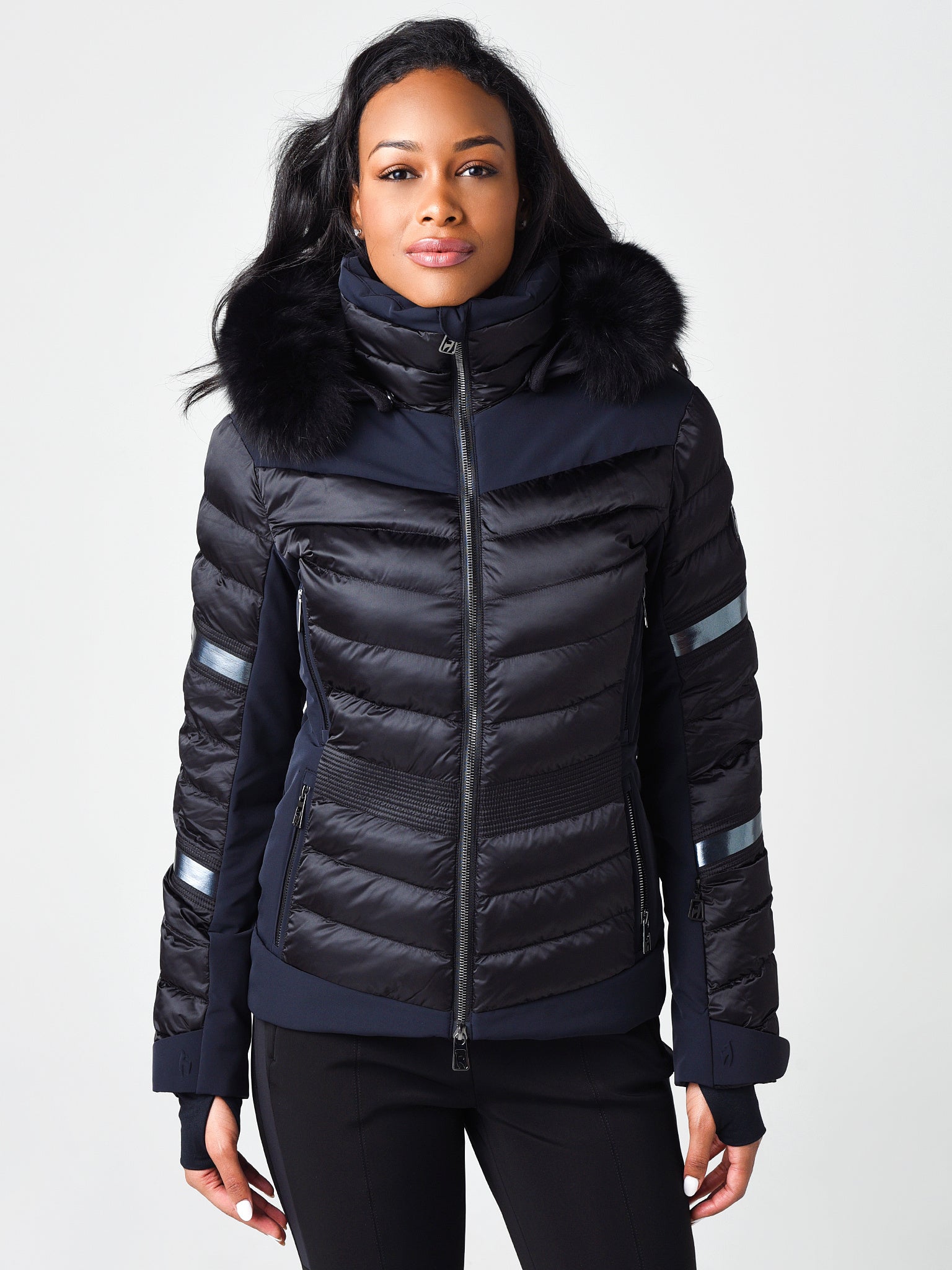 Toni Sailer Women's Madita Splendid Fur Ski Jacket - Saint Bernard
