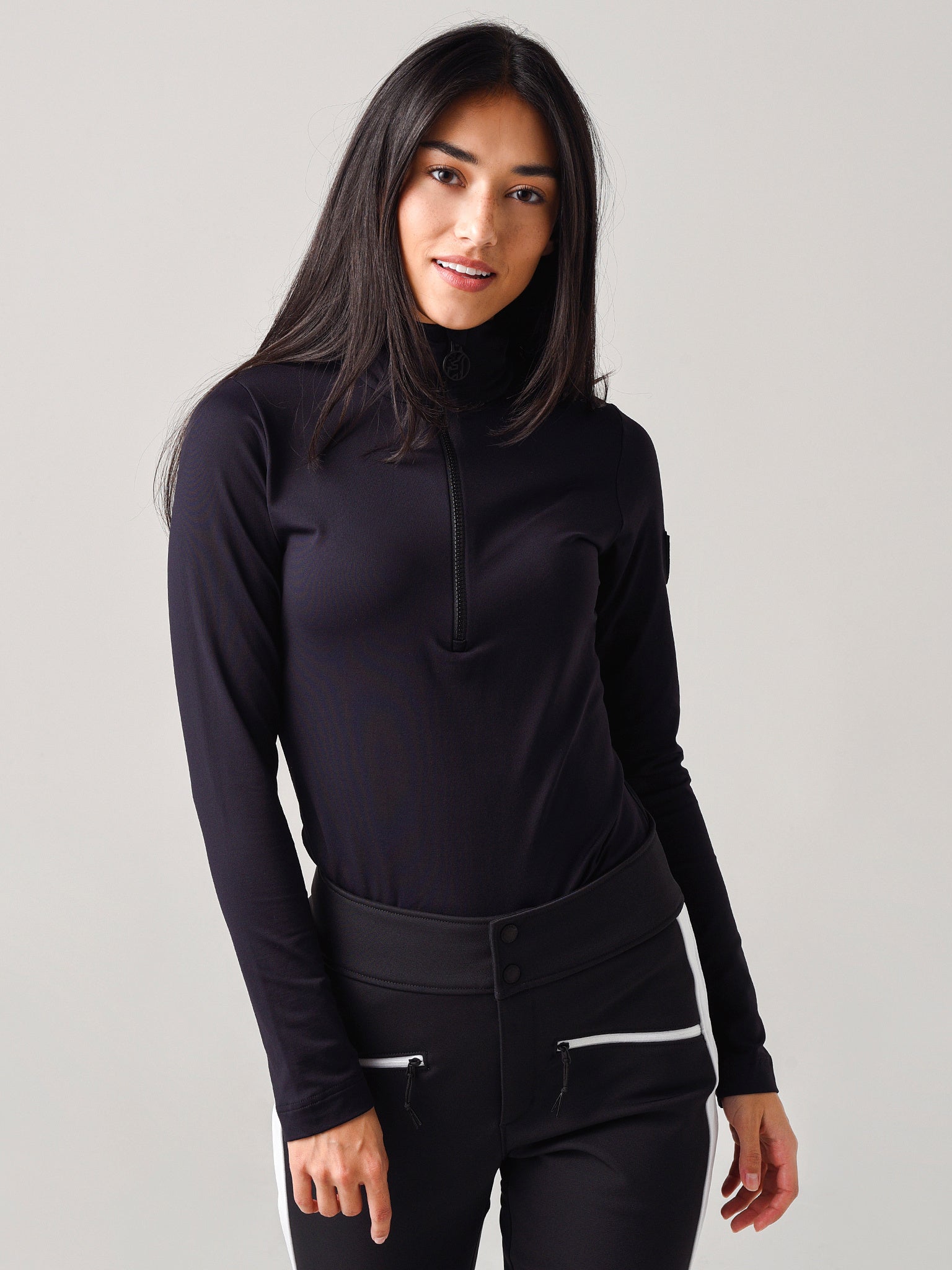 Toni Sailer Women's Wieka Half-Zip Base Layer Top - Saint Bernard