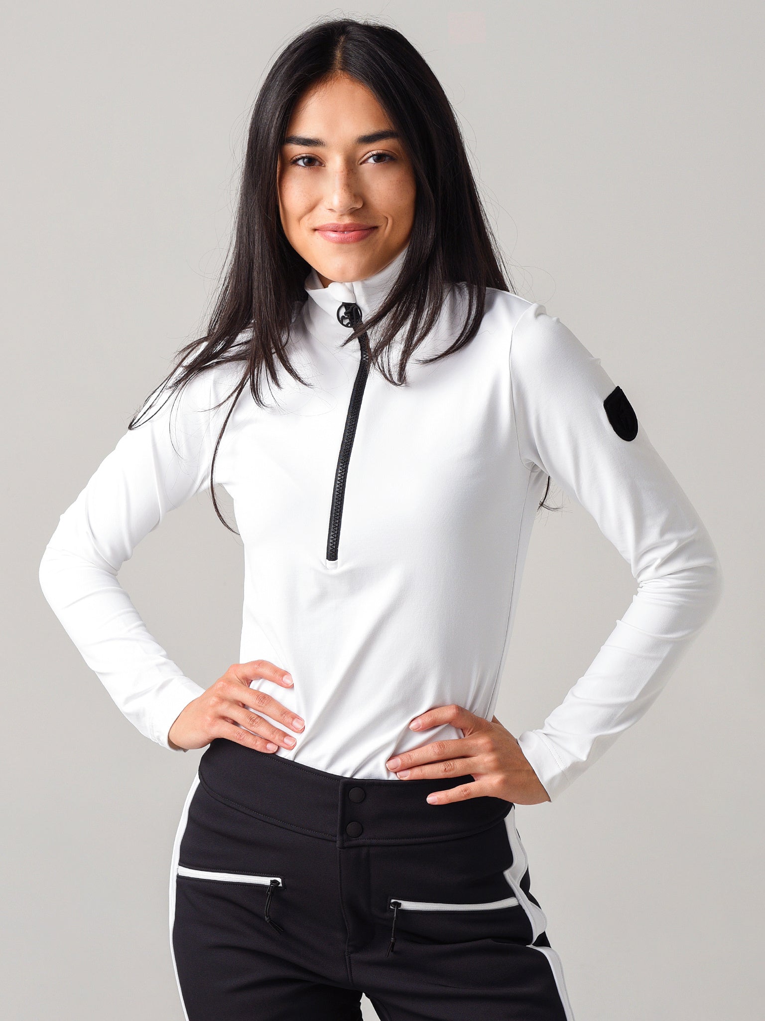 Toni Sailer Women's Wieka Half-Zip Base Layer Top - Saint Bernard