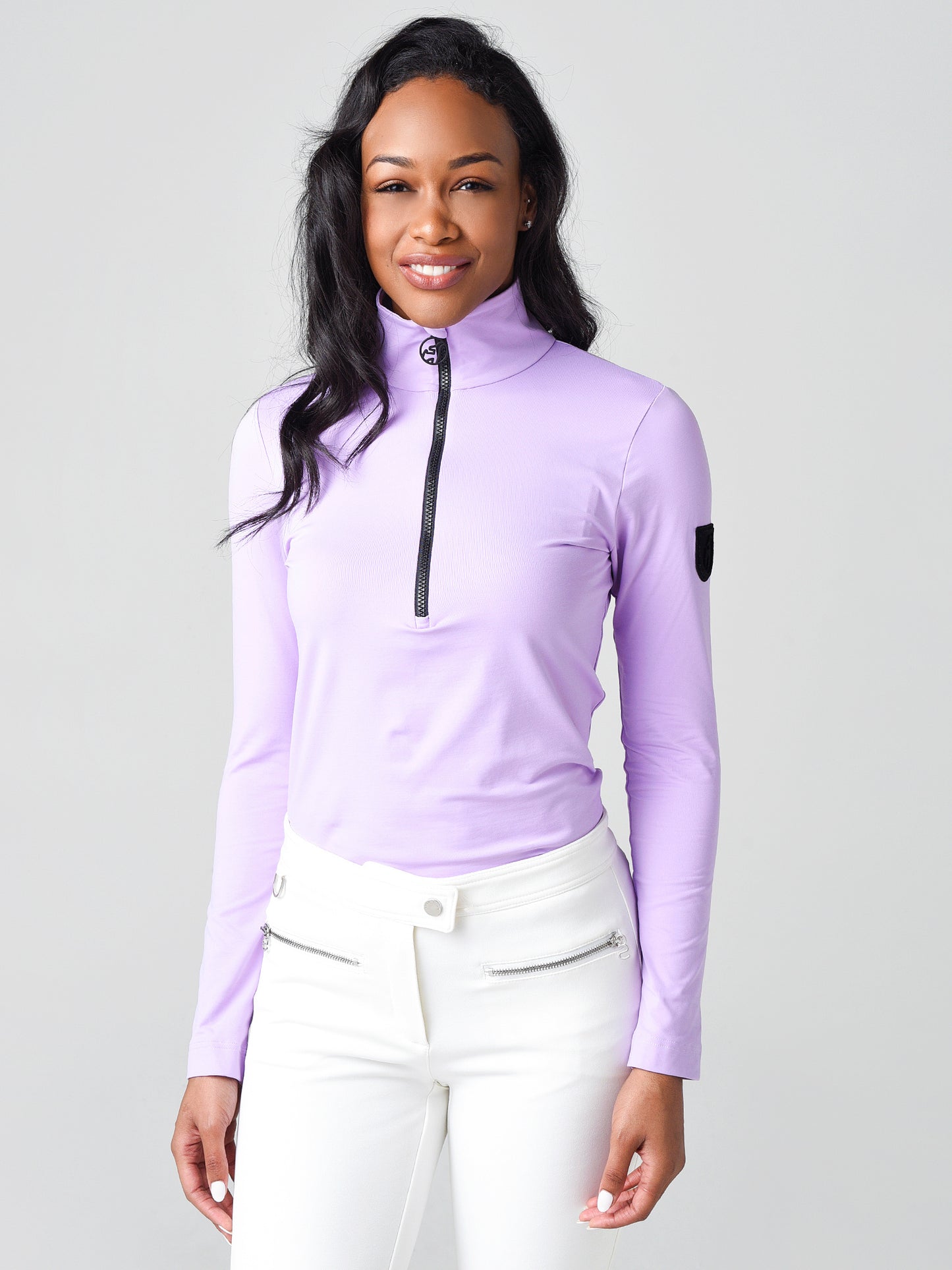 Toni Sailer Women's Wieka Half-Zip Base Layer Top - Saint Bernard