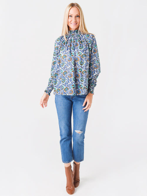 Oliphant Women's High Neck Blouse