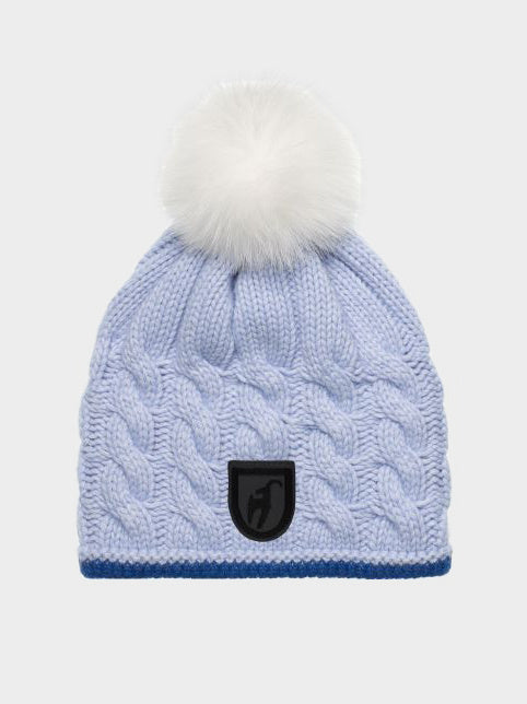Toni Sailer Women's Mathilda Fur Pom Beanie - Saint Bernard