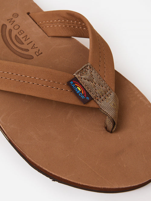 Rainbow Men's Double Layer Premier Leather Flip Flop