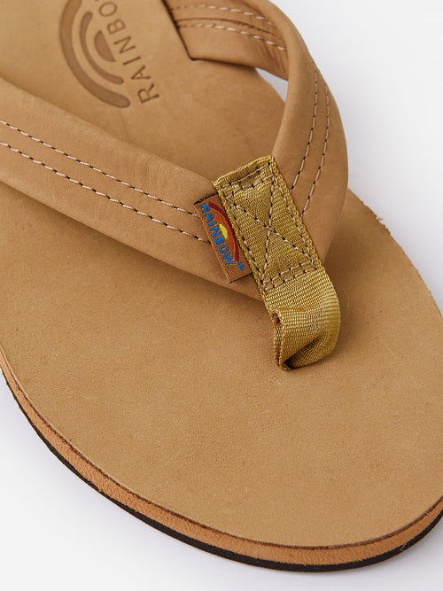 Rainbow Men's Double Layer Premier Leather Flip Flop