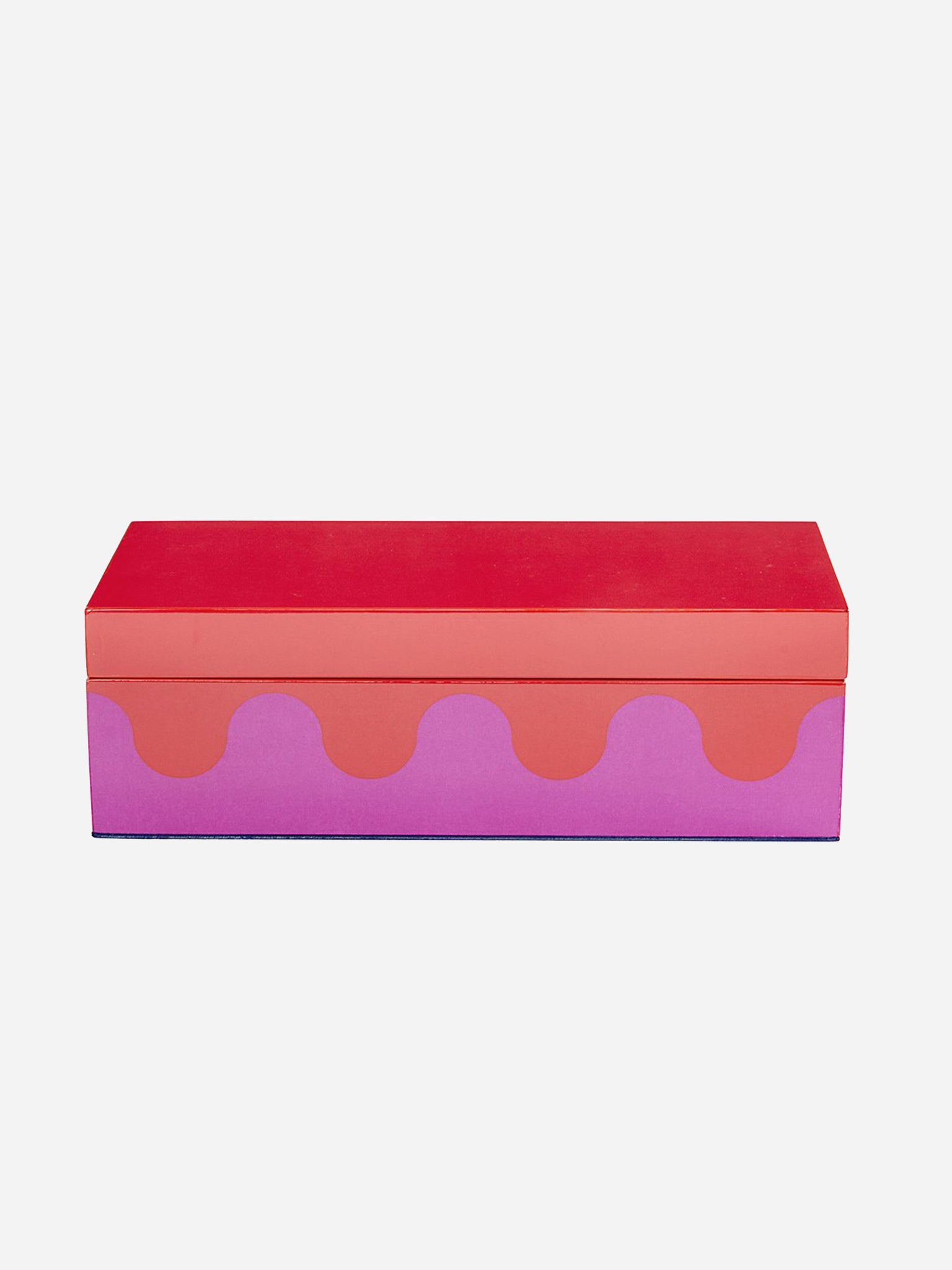 Jonathan Adler Small Lacquer Ripple Box - Saint Bernard