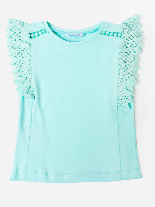 Mayoral Girls' Short Sleeve T-Shirt