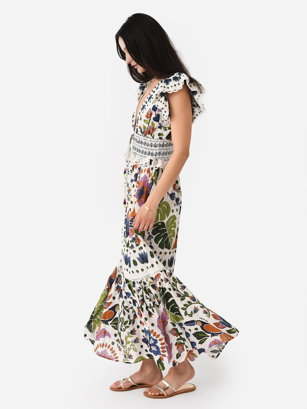 Farm Rio Women's Summer Garden Maxi Dress – Saint Bernard