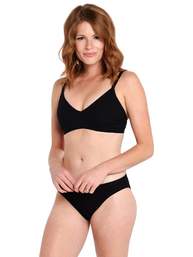 Seafolly Inka Rib D Cup Bralette Bikini Top - Saint Bernard