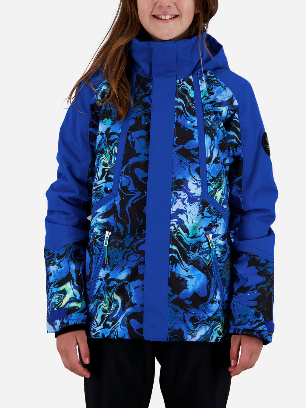 Obermeyer Girls' Taja Print Jacket - Saint Bernard