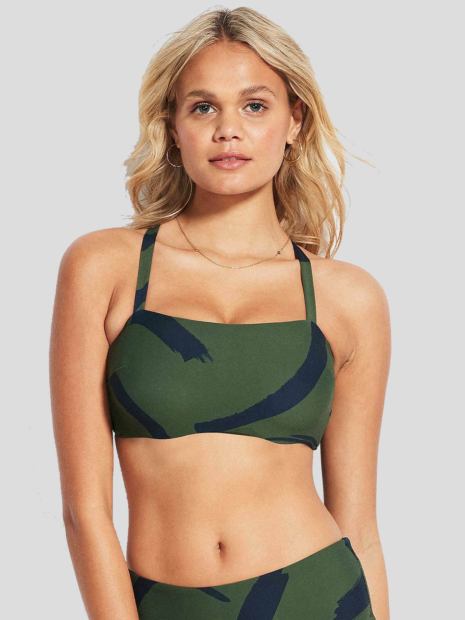 Seafolly Women's New Wave DD Bandeau Bikini Top - Saint Bernard