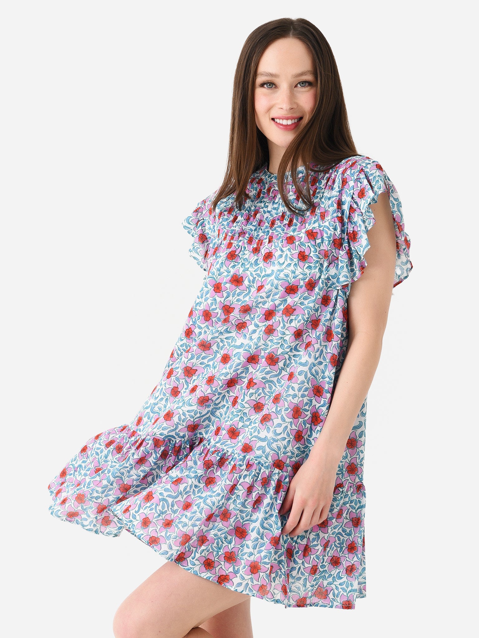 Oliphant Women's Pintuck Flirty Dress – saintbernard.com