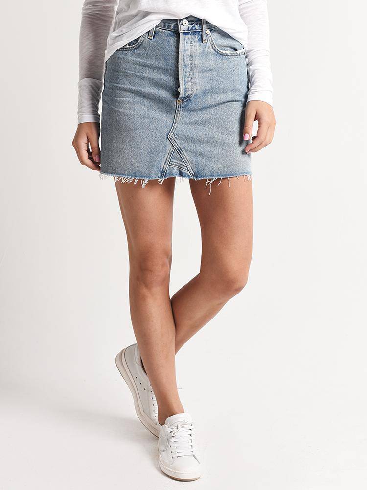 Citizens of Humanity Women's Astrid Mini Skirt in Archive - Saint Bernard