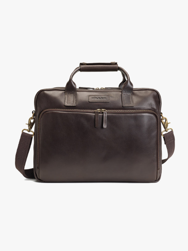 Trask Men’s Dawson Slim Zip-Top Tote - Saint Bernard