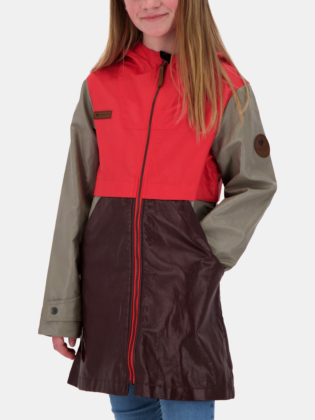 Obermeyer Girls' Everly Trench - Saint Bernard
