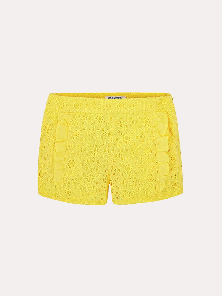 Mayoral Girls' Openwork Shorts - Saint Bernard