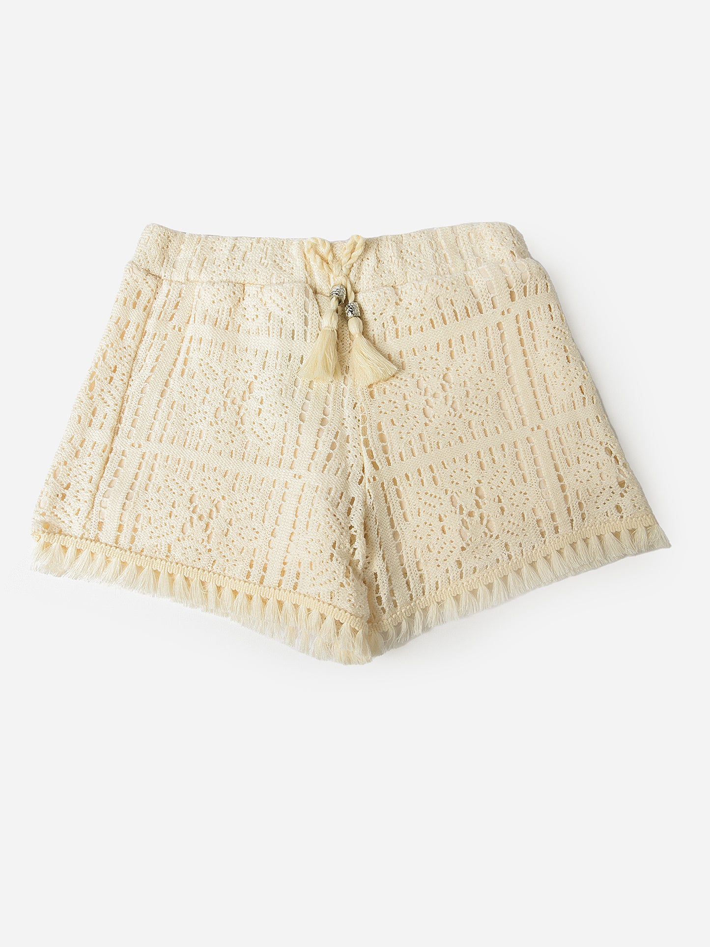 Mayoral Girls' Crochet Knit Short