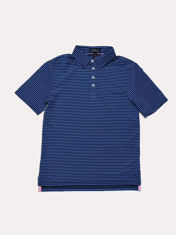RLX Boys' Lightweight Airflow Jersey-Classic Fit Polo - Saint Bernard