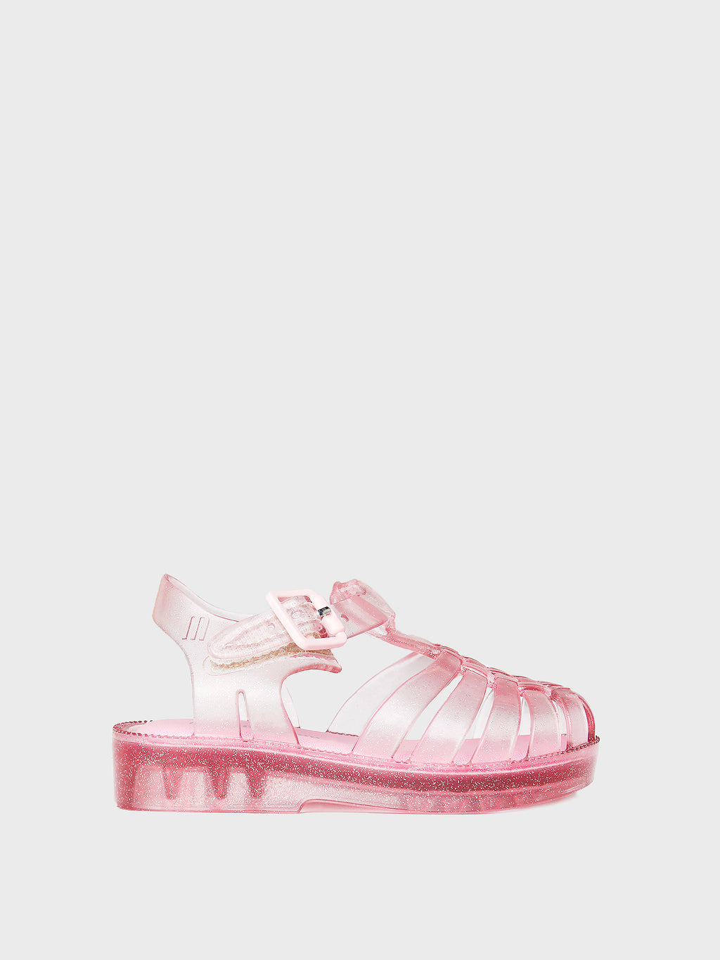 Mini Melissa Little Girls' Glitter Possession Sandal - Saint Bernard