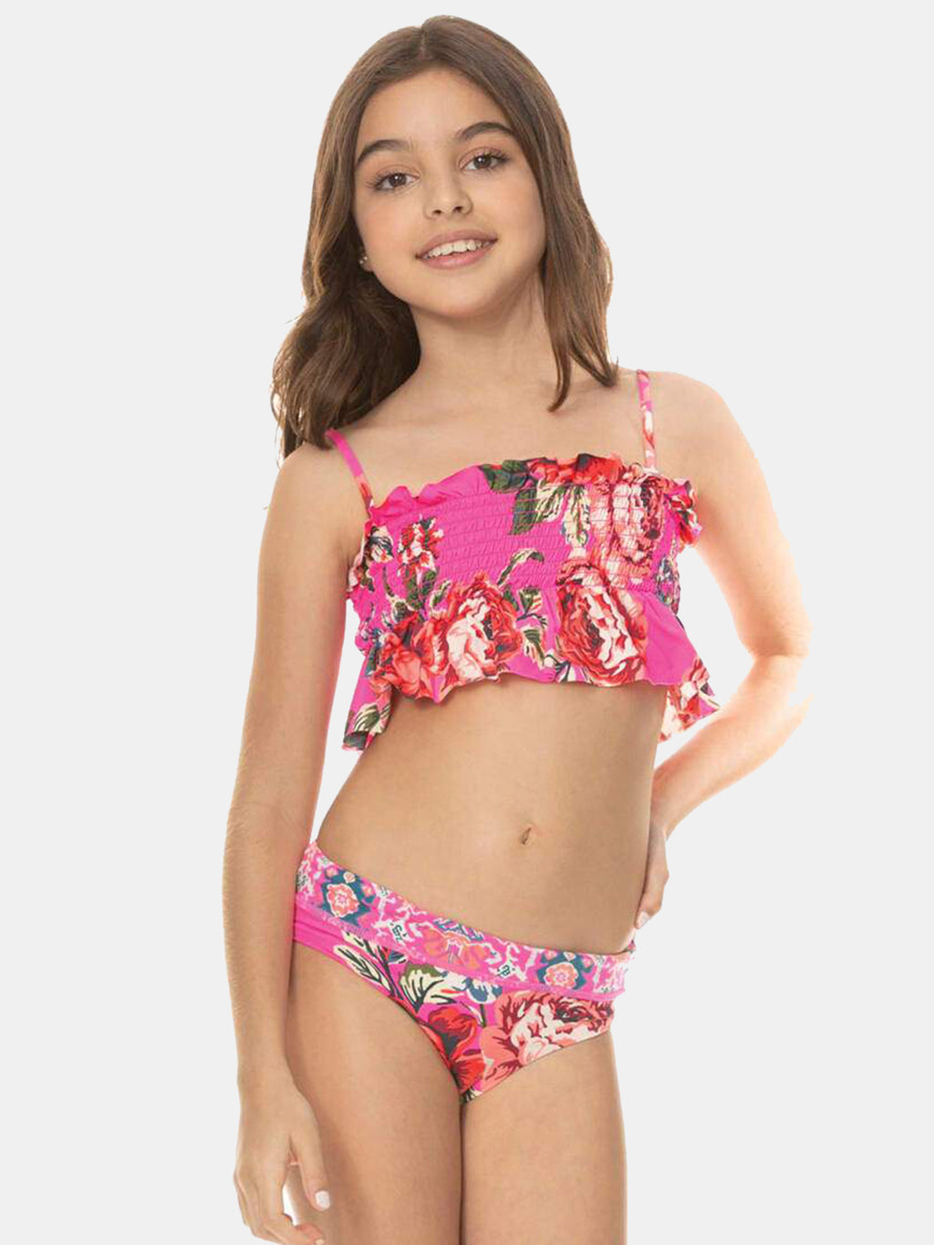 Maaji Girls' Life In Pink Merie Bikini Set - Saint Bernard