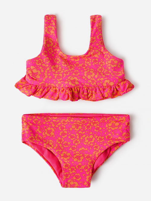 Maaji Girls' Aster Papaya Bikini Set