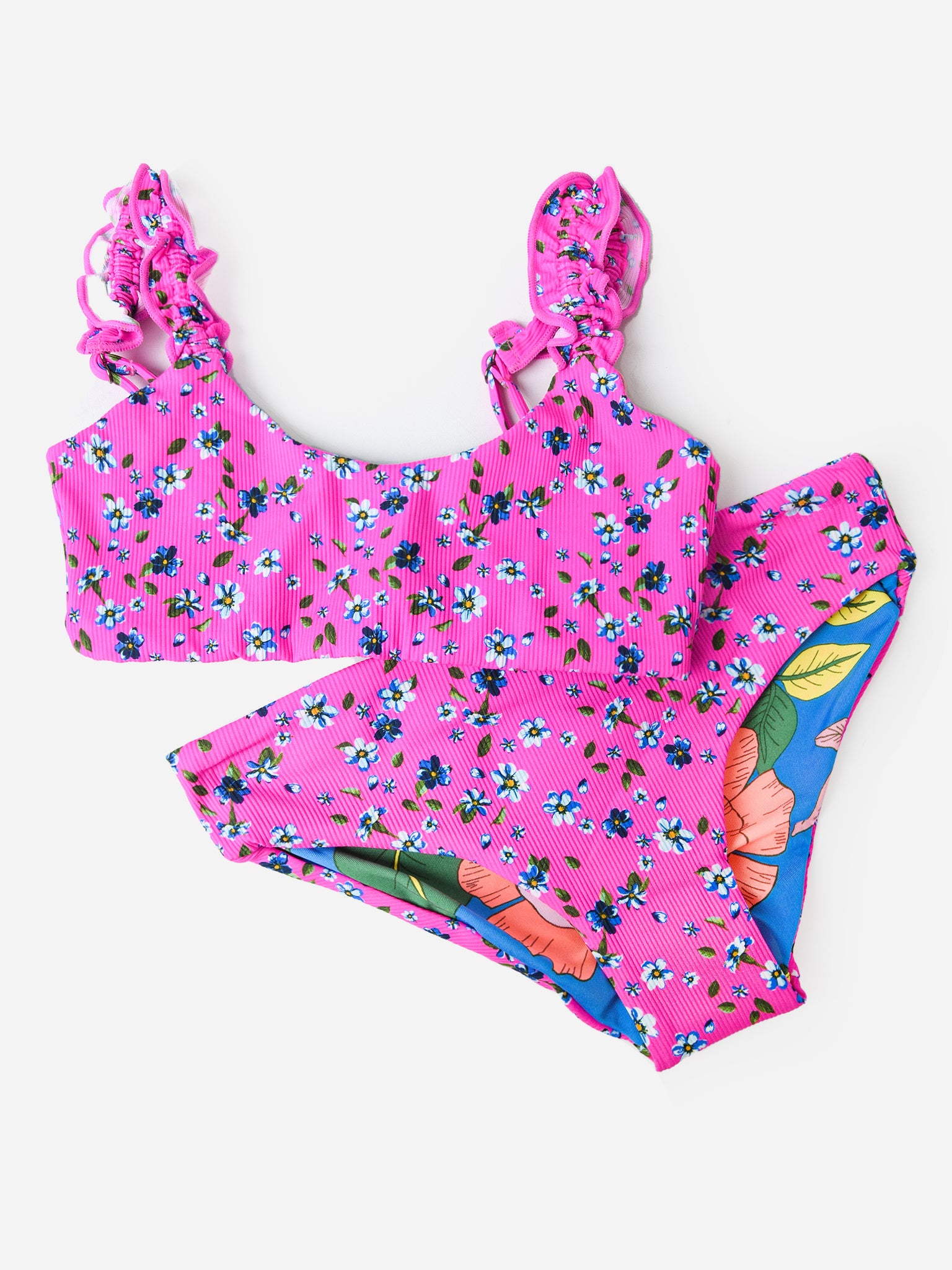 Maaji Girls' Happyflower Primrose Bikini Set - Saint Bernard