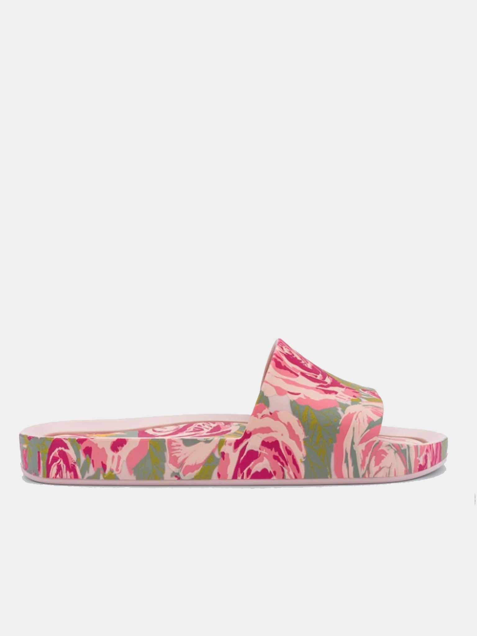 Melissa Kids' Slide Mini Beach Print Sandal - Saint Bernard