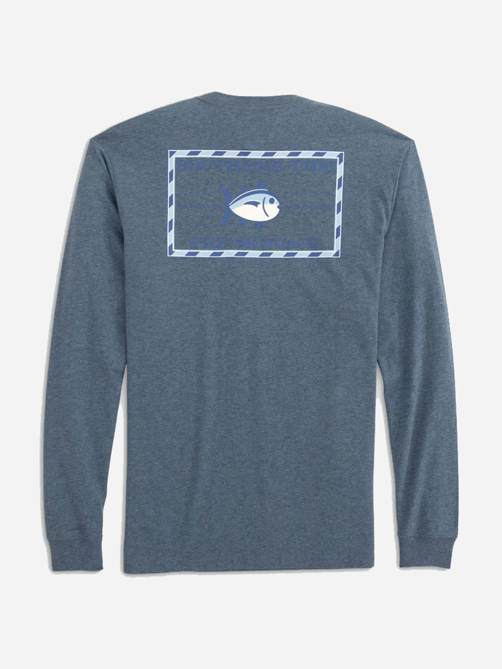 Southern Tide Men's Heather Original Skipjack Long Sleeve T-Shirt - Saint Bernard