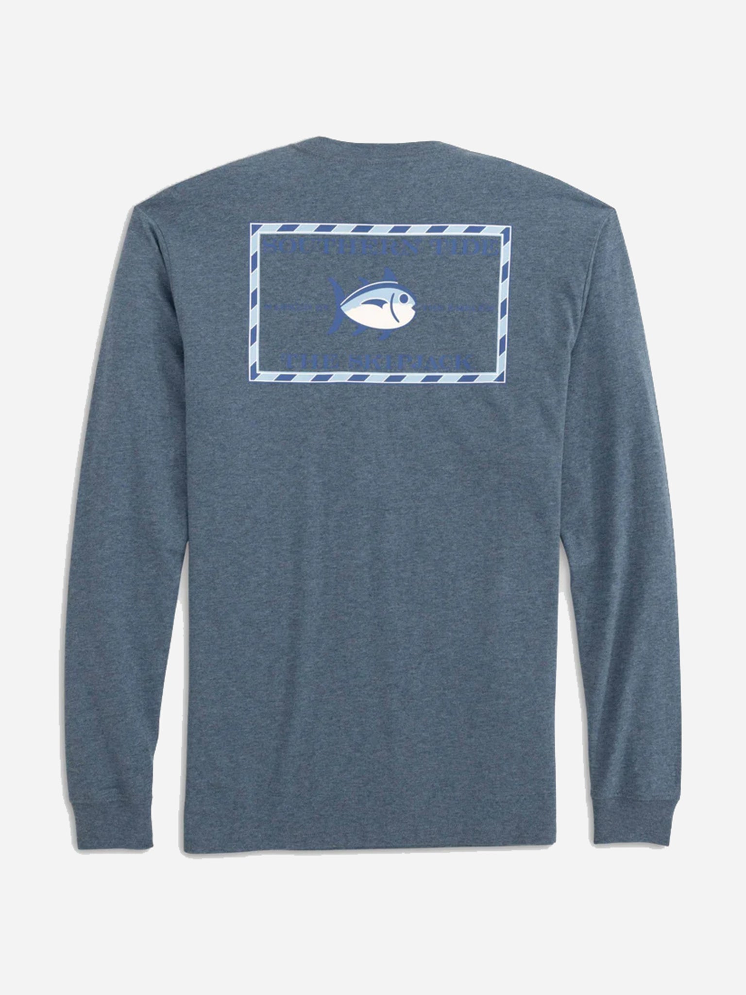 Southern Tide Men's Heather Original Skipjack Long Sleeve T-Shirt - Saint Bernard