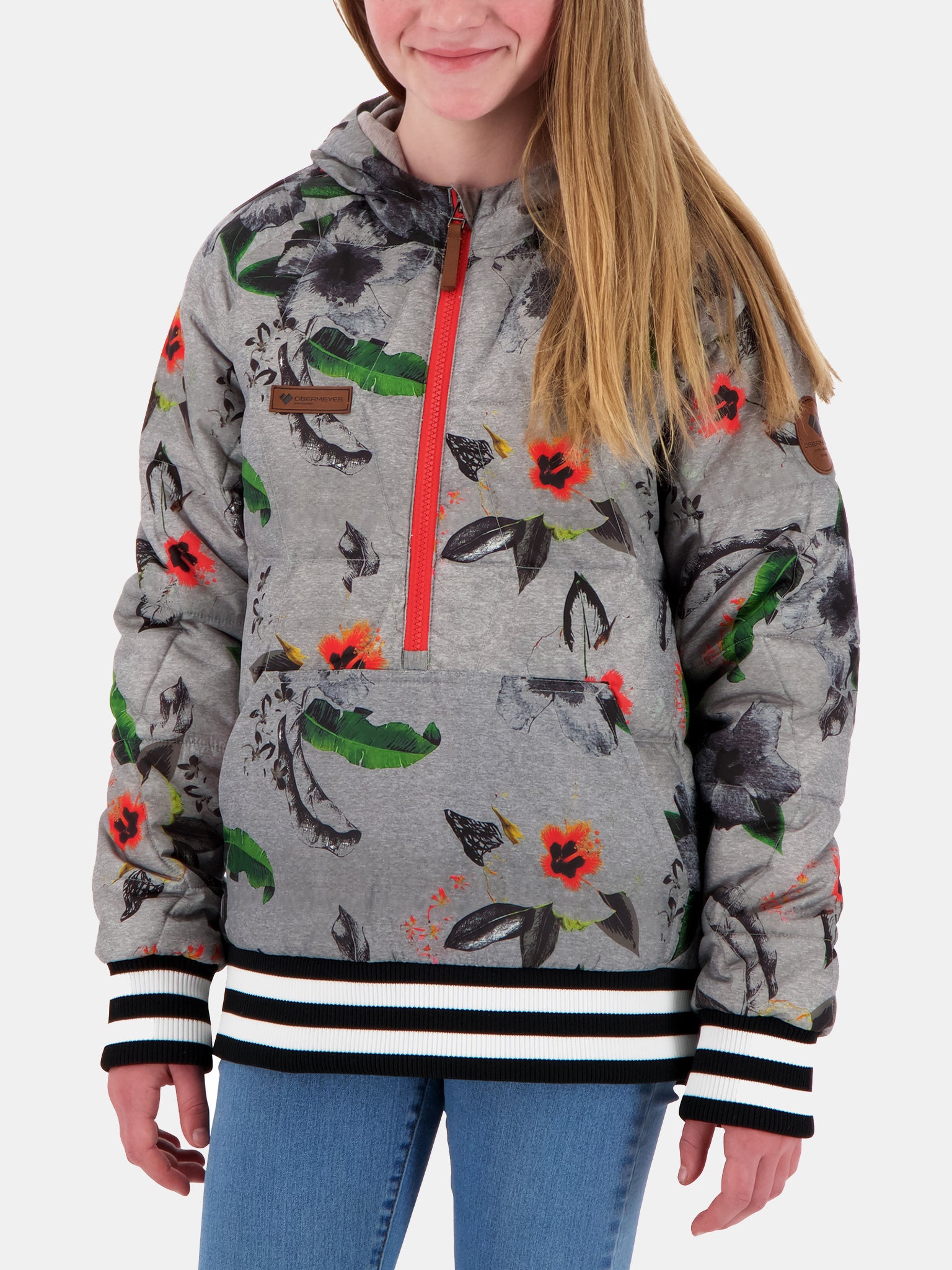 Obermeyer Girls' Peri Down Anorak - Saint Bernard