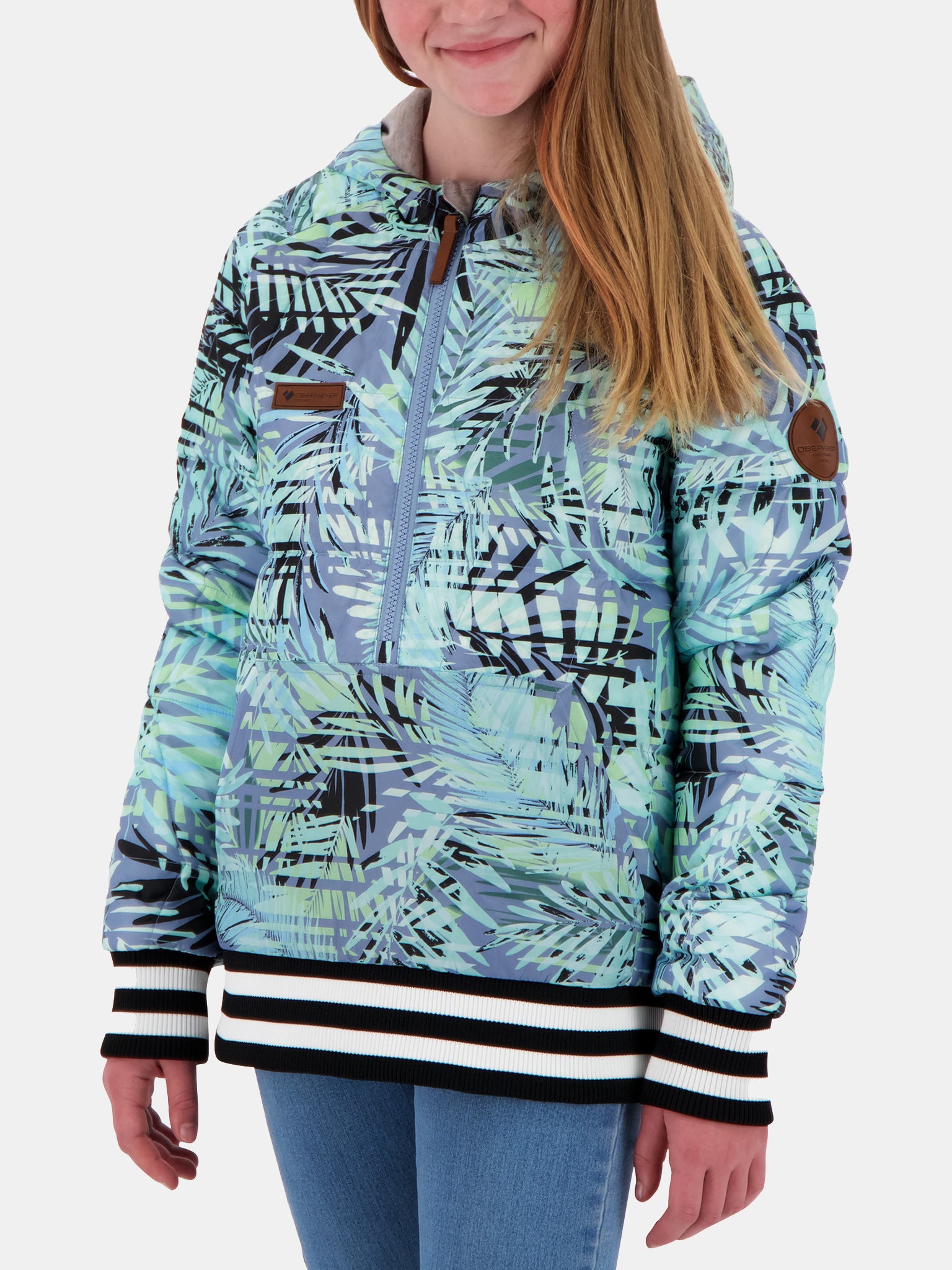 Obermeyer Girls' Peri Down Anorak - Saint Bernard