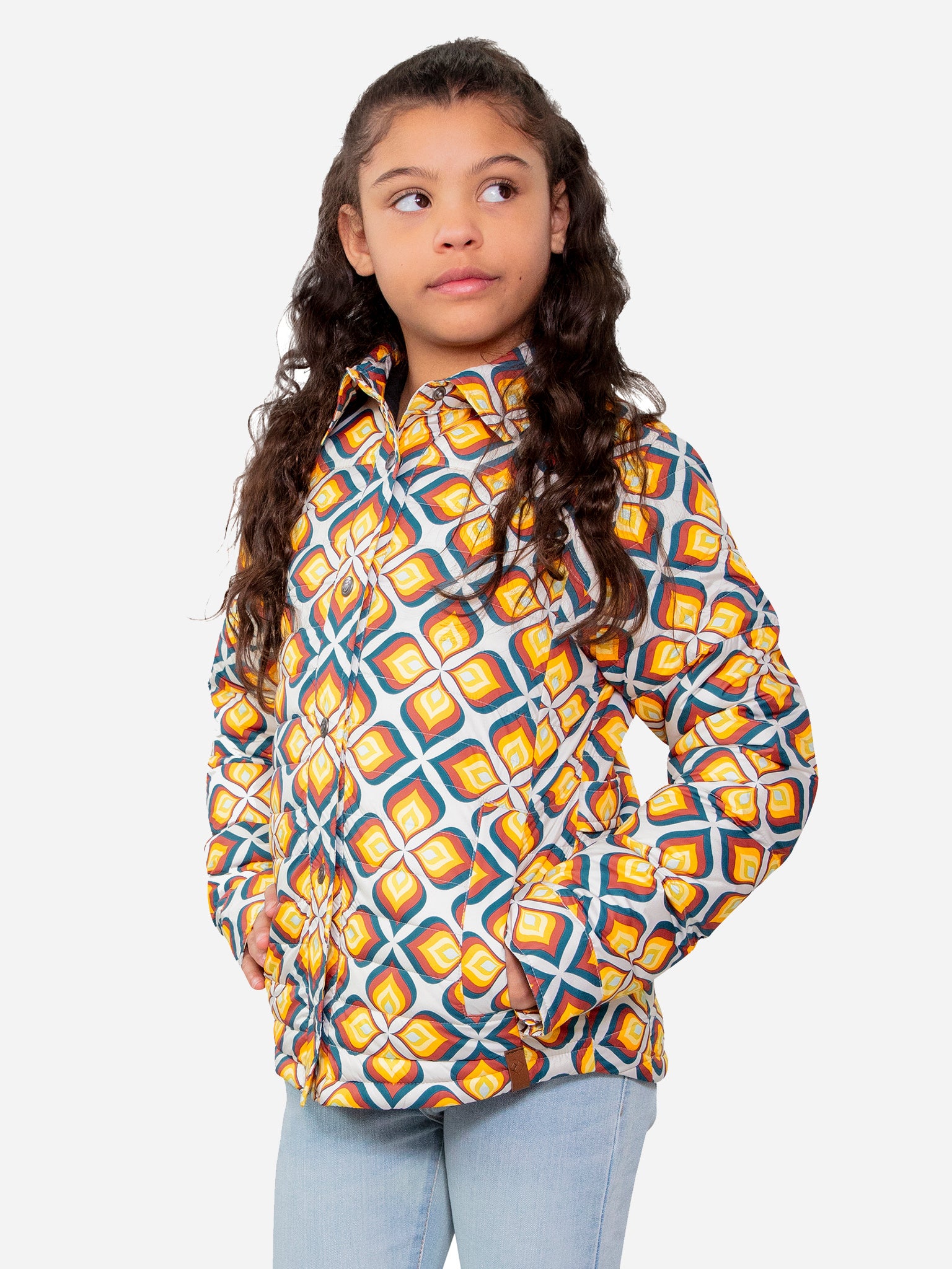 Obermeyer Teen Girls'  Willa Puffy Shirt - Saint Bernard