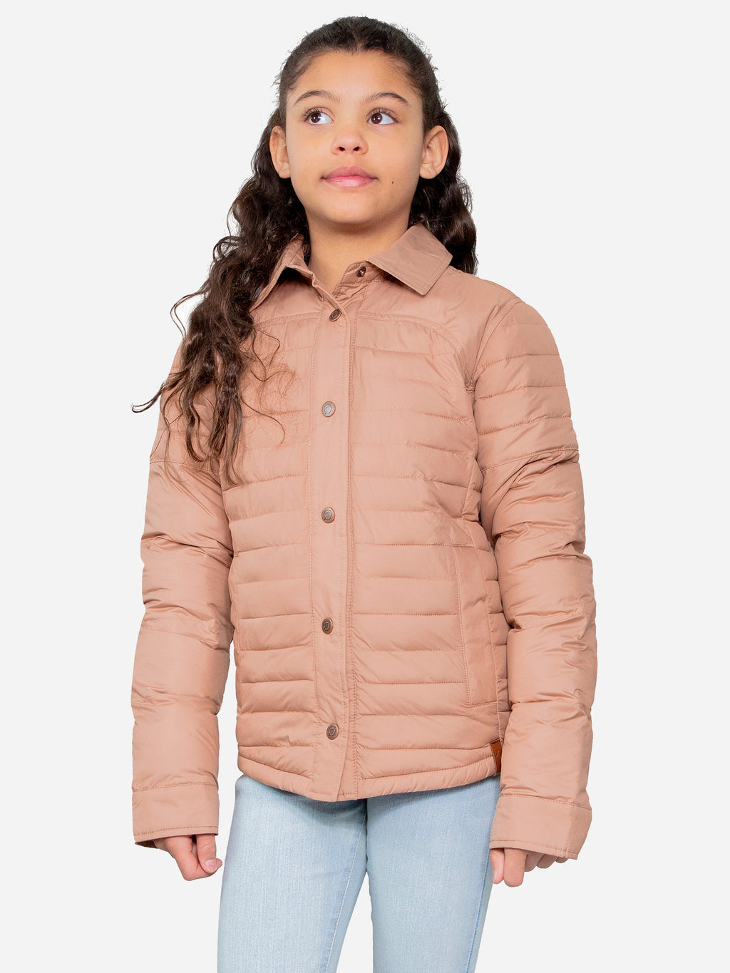 Obermeyer Teen Girls'  Willa Puffy Shirt - Saint Bernard