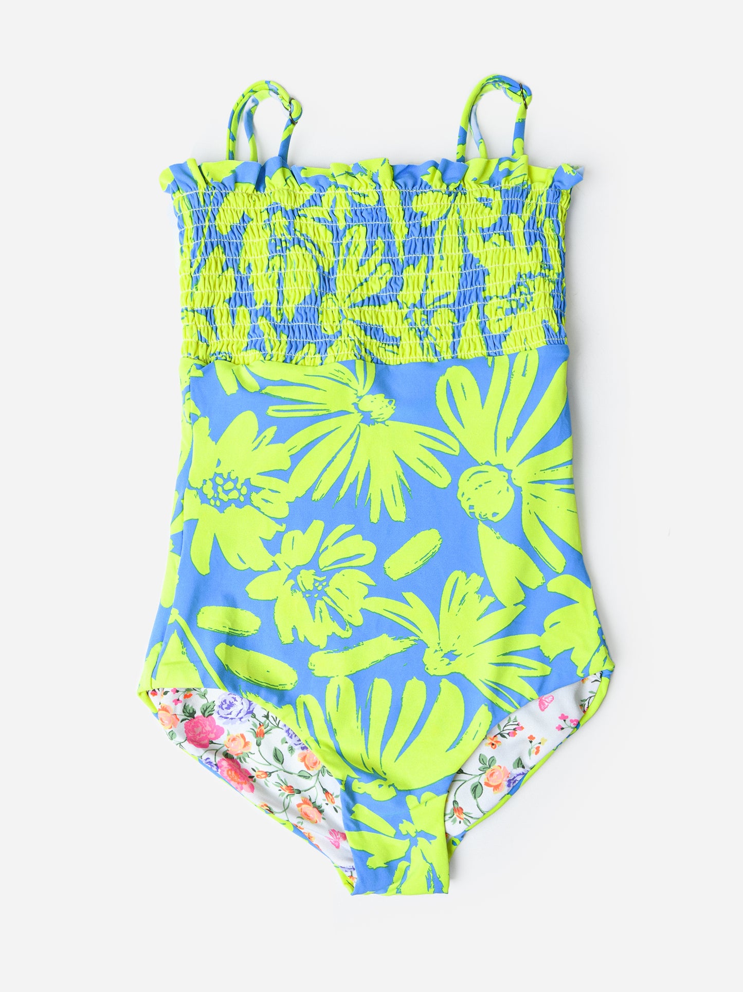 Maaji Girls' Flowerlike Becharm One-Piece Swimsuit - Saint Bernard