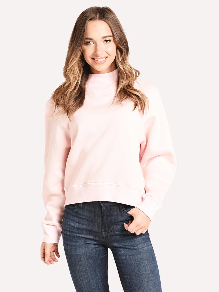 Stateside Women's Heavy Fleece Long Sleeve Sweatshirt