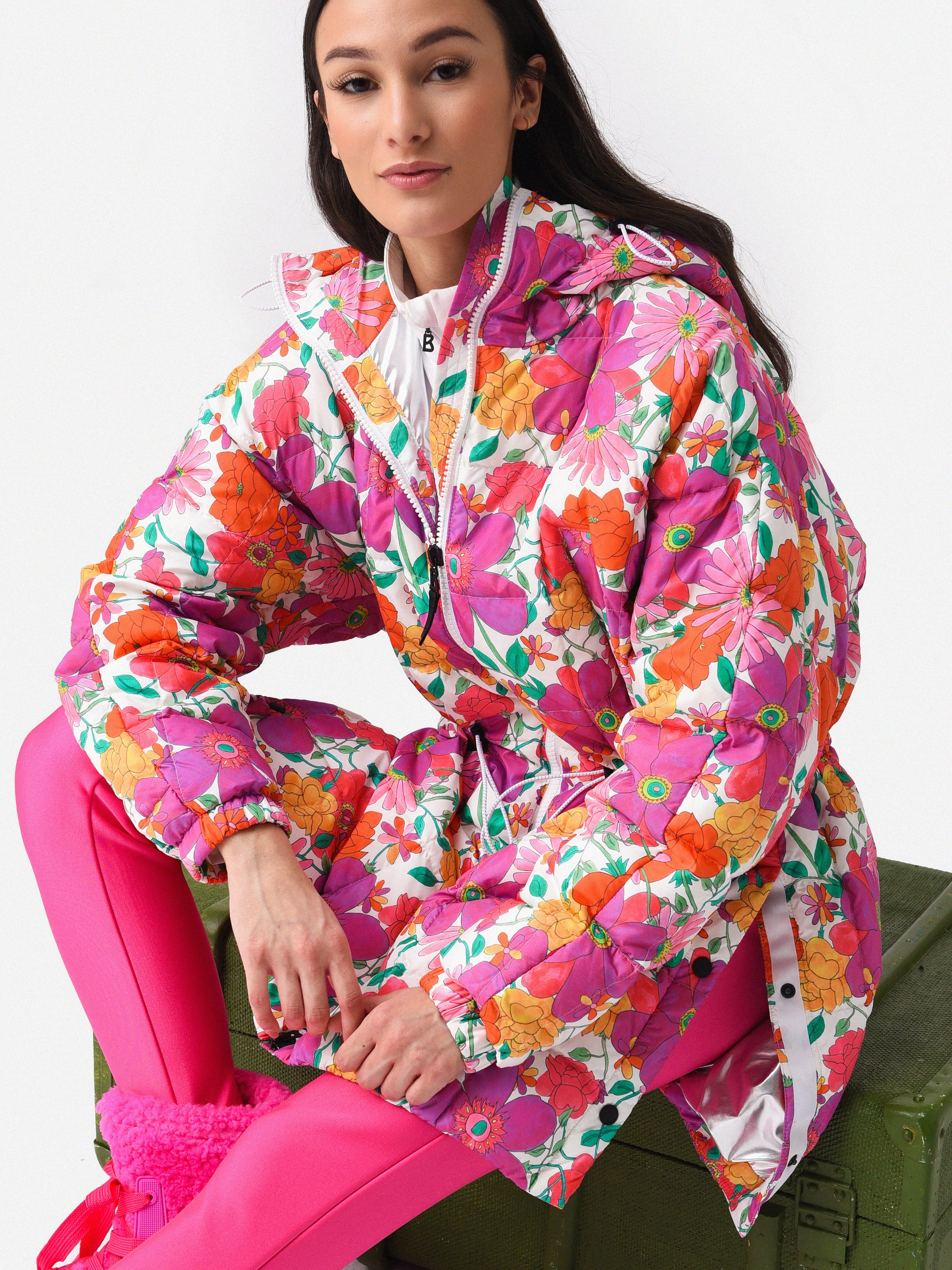 Bogner Fire + Ice X LoveShackFancy Women's Yama Down Jacket - Saint Bernard