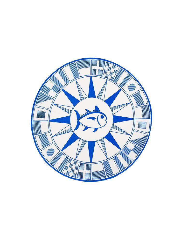 Southern Tide Skipjack Compass Round Beach Towel