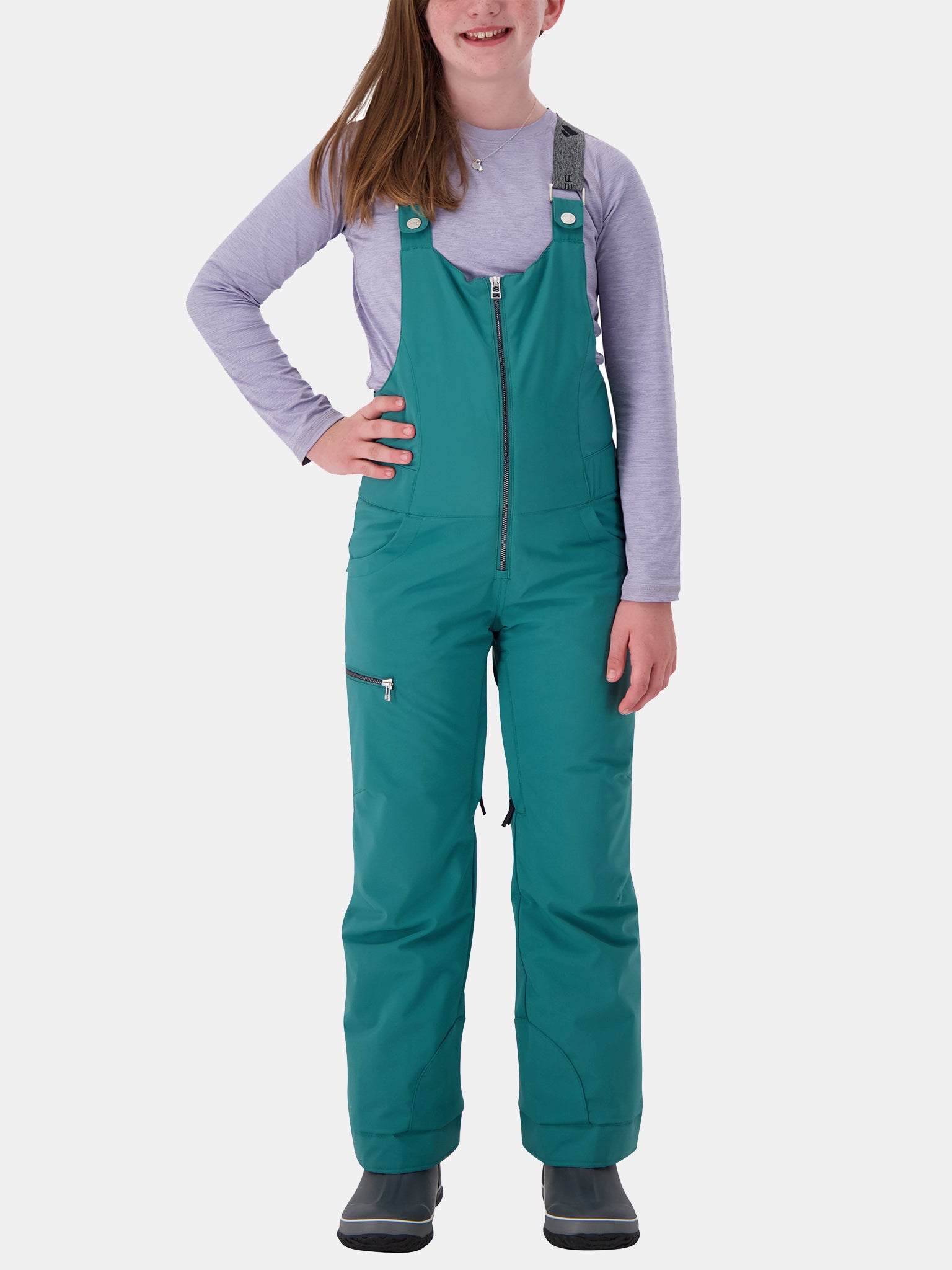 Obermeyer Girls' Anya Bib Pant - Saint Bernard