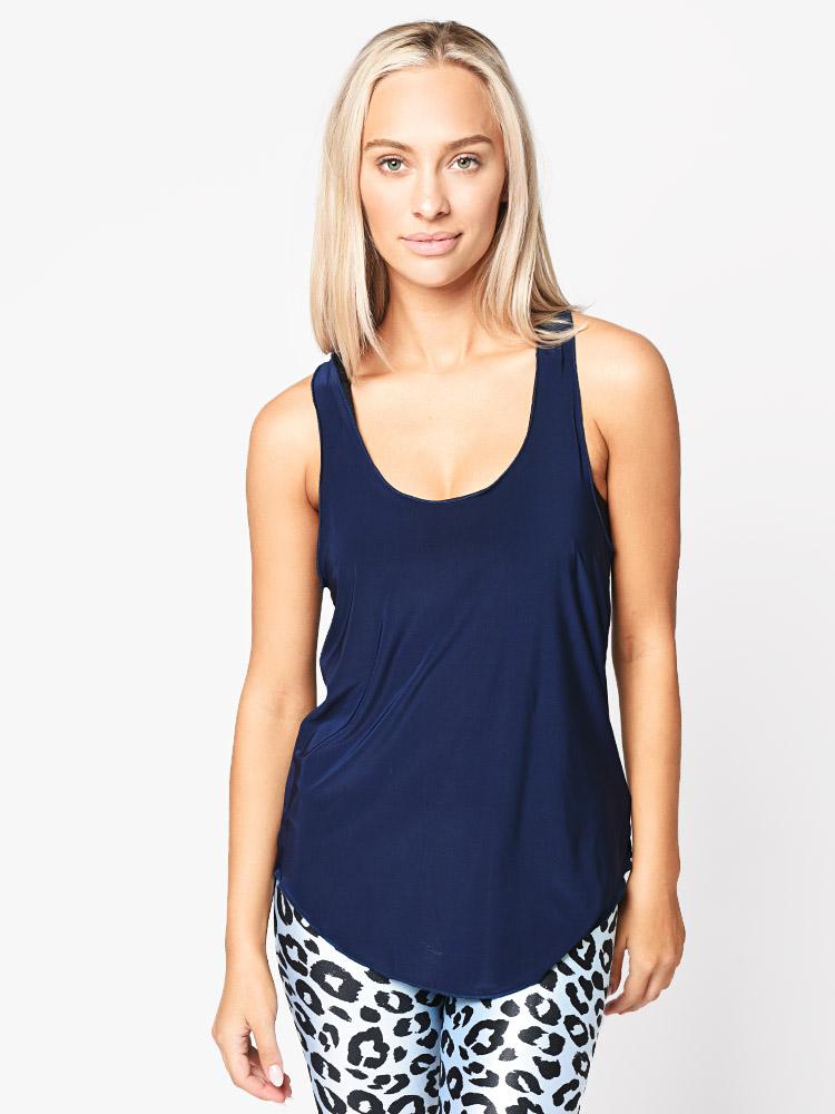 Onzie Women’s Glossy Flow Tank Top - Saint Bernard