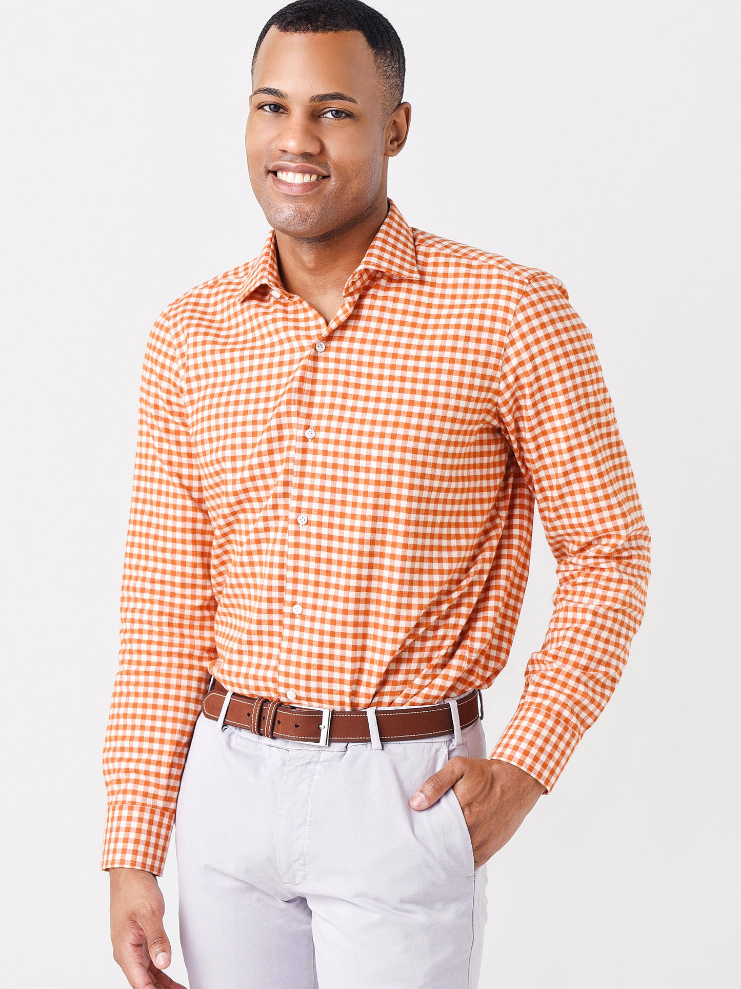 Maria Santangelo Men's Button-Down Shirt - Saint Bernard