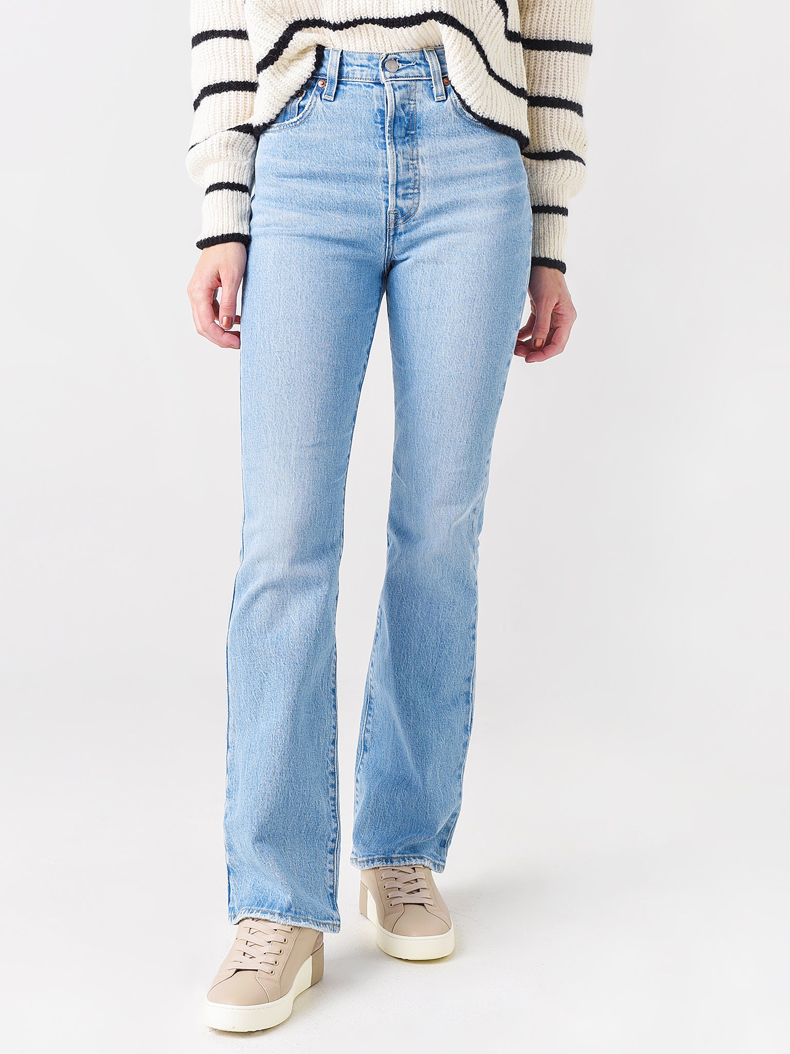 Levis Premium Women's Ribcage Boot Samba Tango Lighten Up Jean - Saint Bernard