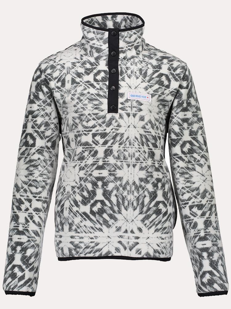 Obermeyer Girls' Boulder Fleece Jacket - Saint Bernard