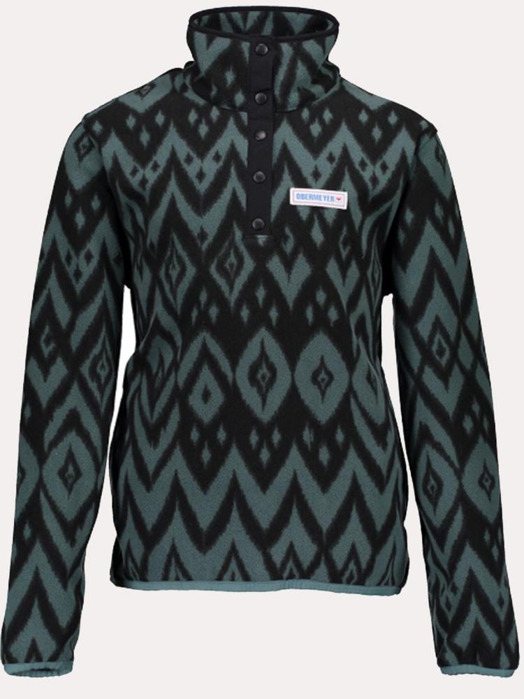 Obermeyer Girls' Boulder Fleece Jacket - Saint Bernard