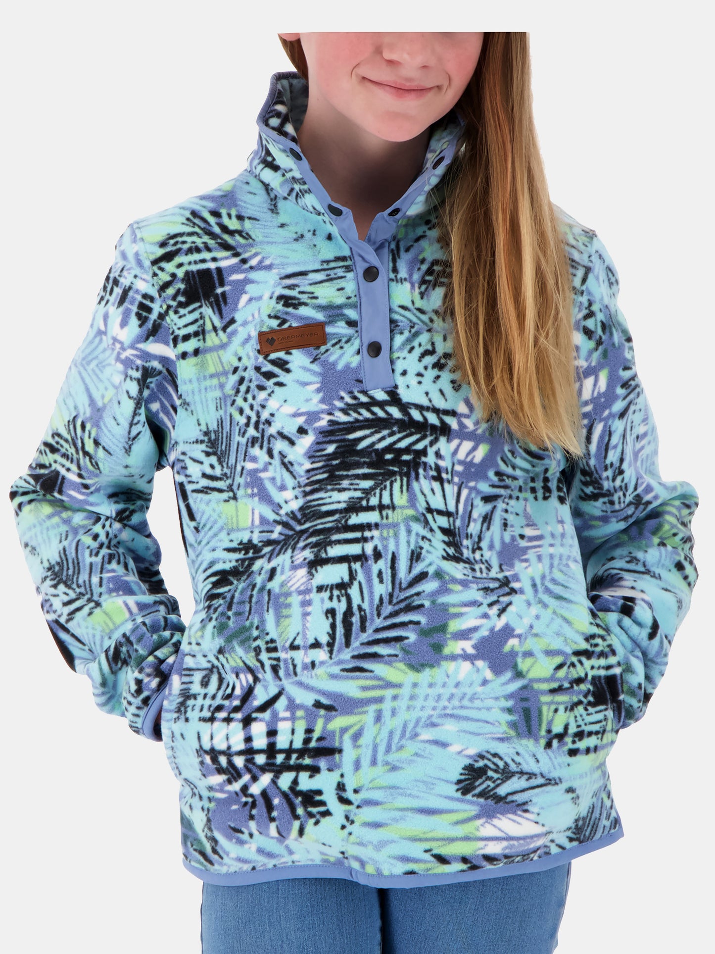 Obermeyer Girls' Boulder Fleece - Saint Bernard