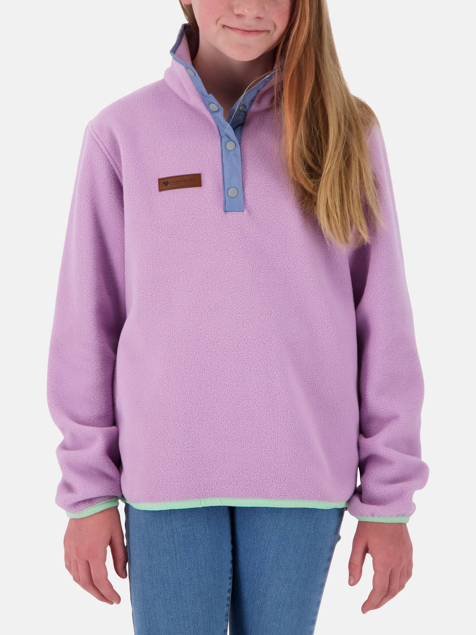 Obermeyer Girls' Boulder Fleece - Saint Bernard