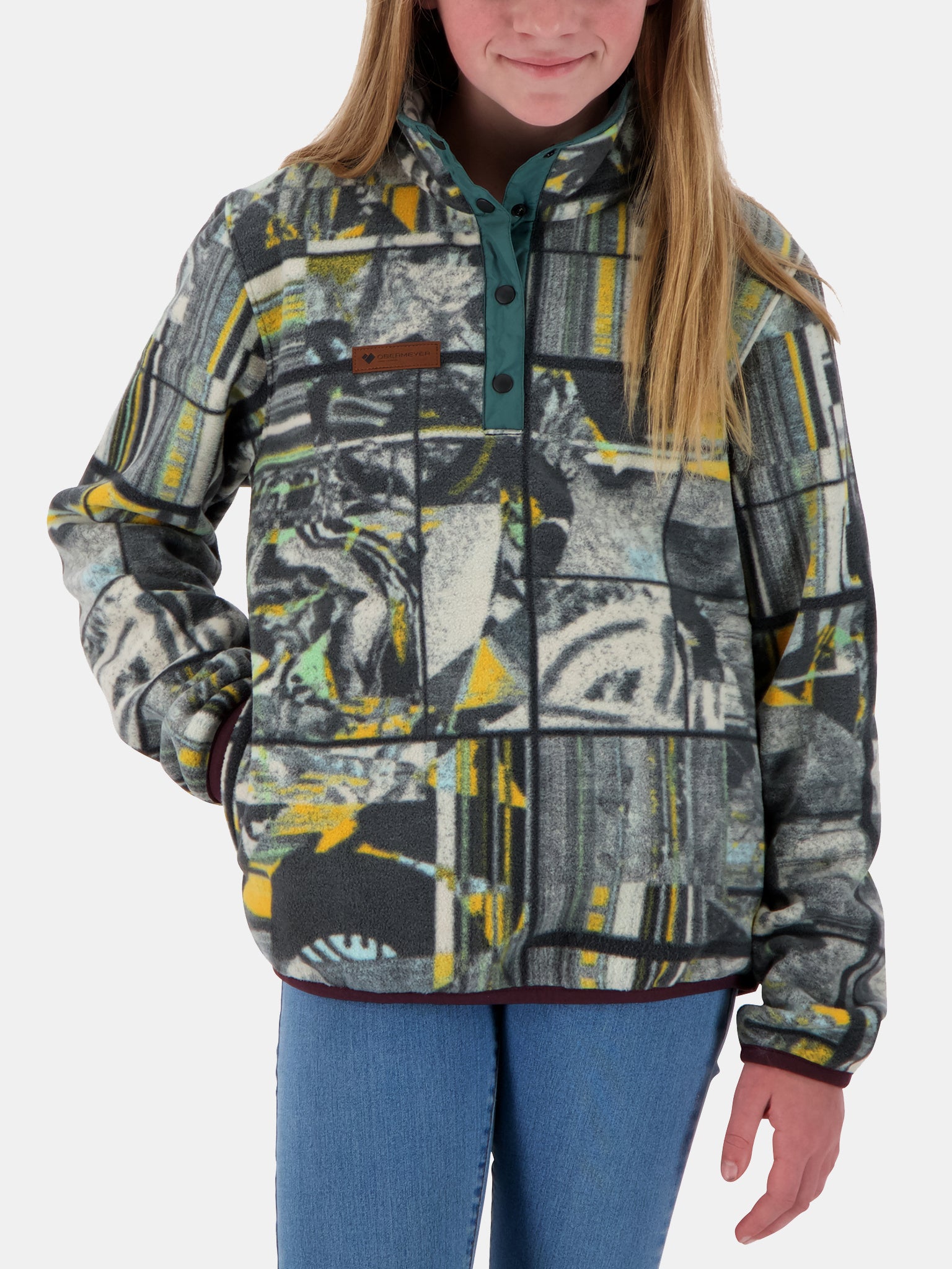 Obermeyer Girls' Boulder Fleece - Saint Bernard