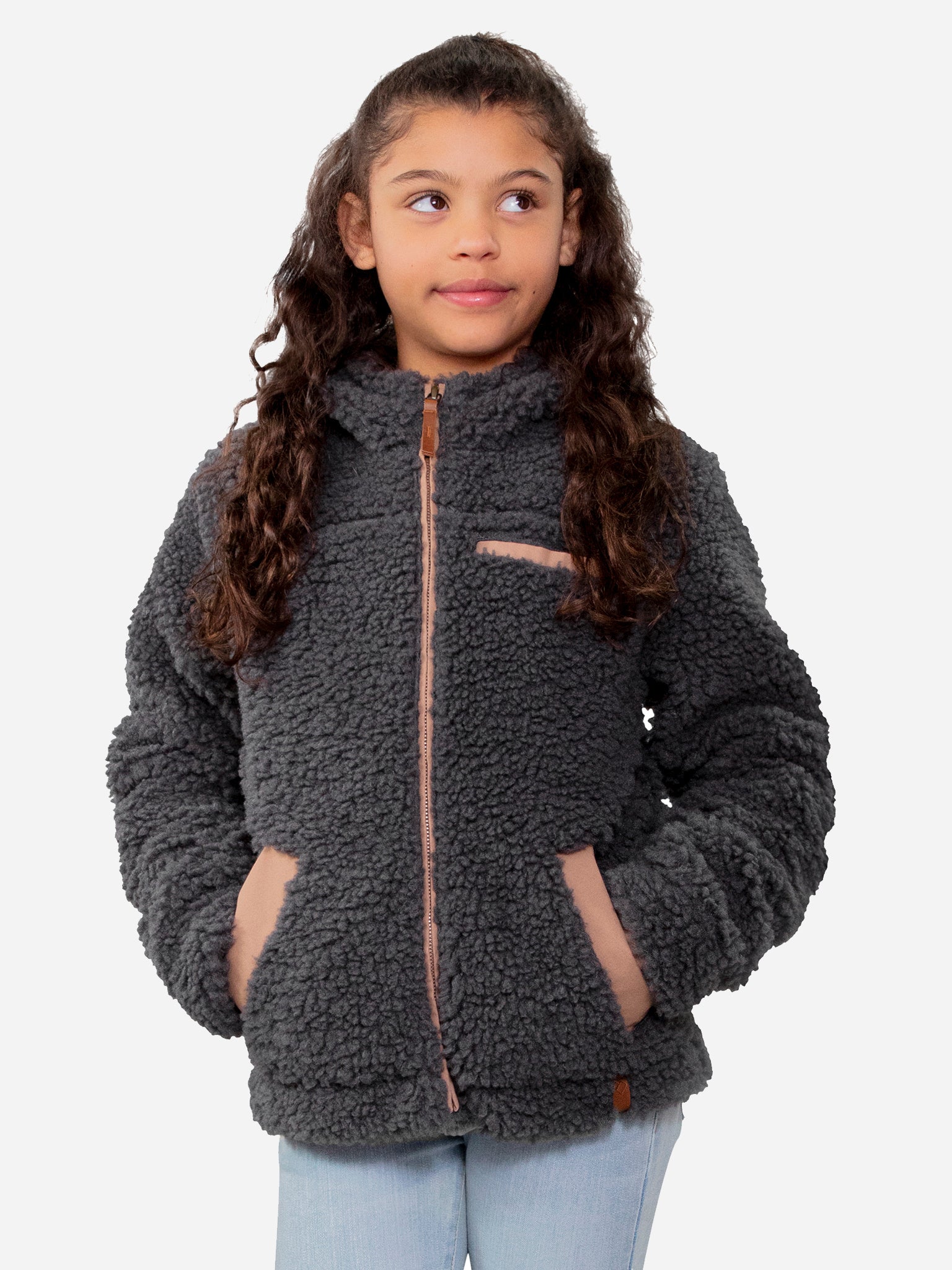 Obermeyer Teen Girls' Amelia Sherpa Jacket - Saint Bernard