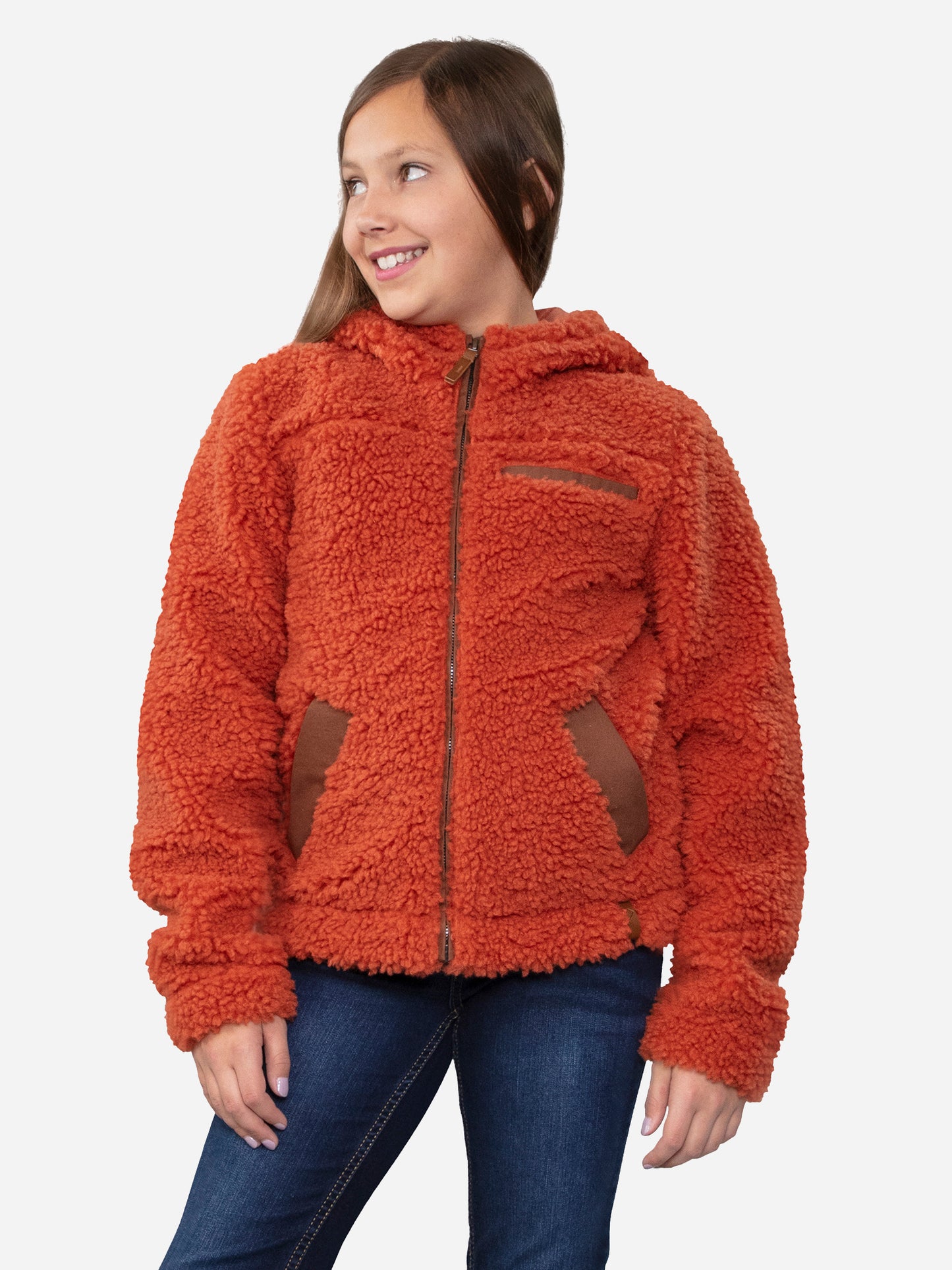 Obermeyer Teen Girls' Amelia Sherpa Jacket - Saint Bernard