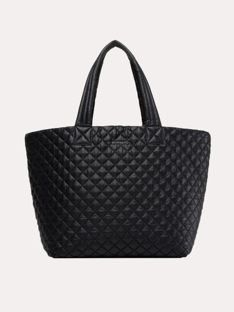 MZ Wallace Metro Large Tote Black Oxford - Saint Bernard